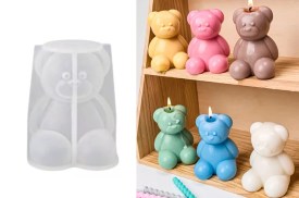 Molde silicona osito sentado 